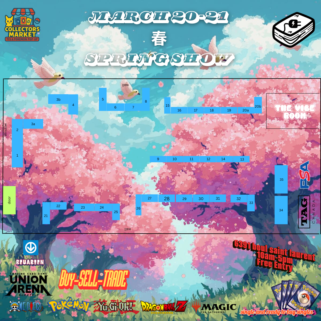 Haru- Spring card show March 21-22